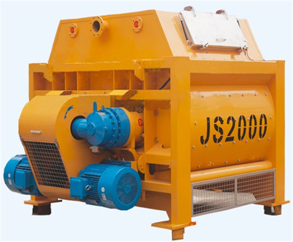JS2000雙臥軸強制式混凝土攪拌機
